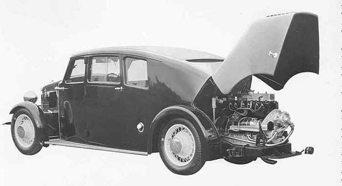 BURNEY Car dénommée CROSSLEY Streamline de 1934 à 1935