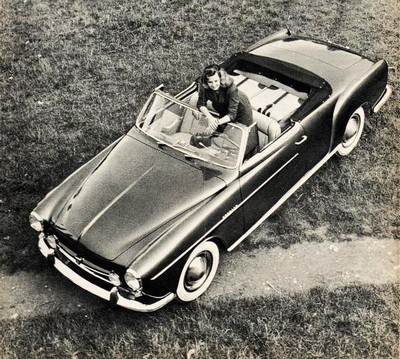 RENAULT Frégate Cabriolet Ghia en 1952 en acier en un seul exemplaire