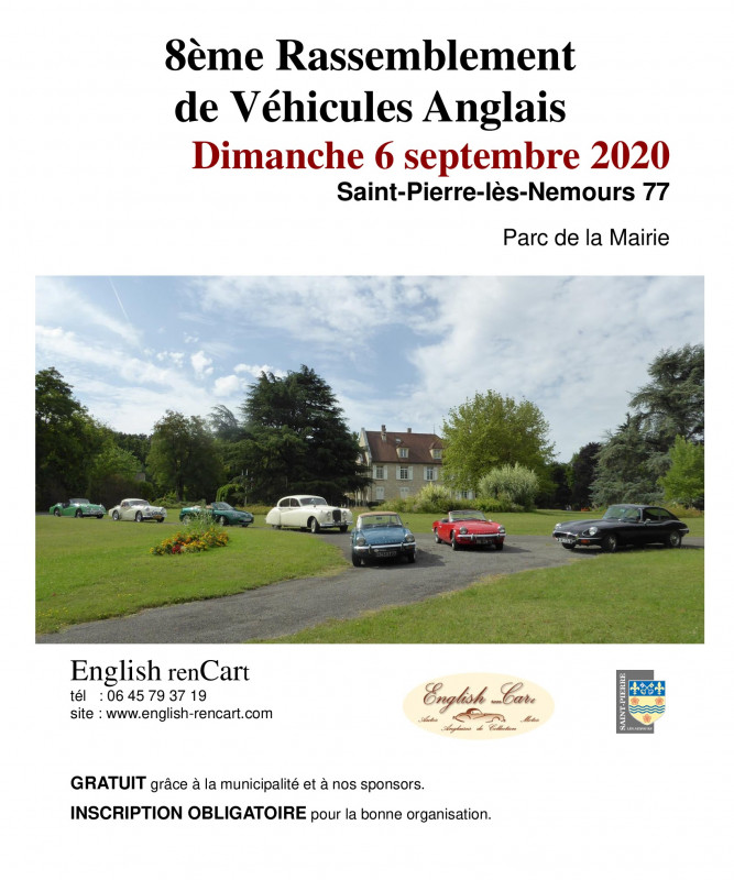 8ème Rassemblement annuel du Club Seine-et-Marnais English RenCARt