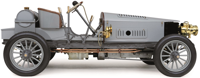 SPYKER 60/80pk (60/80hp) Racer de 1904 équipée de la transmission intégrale