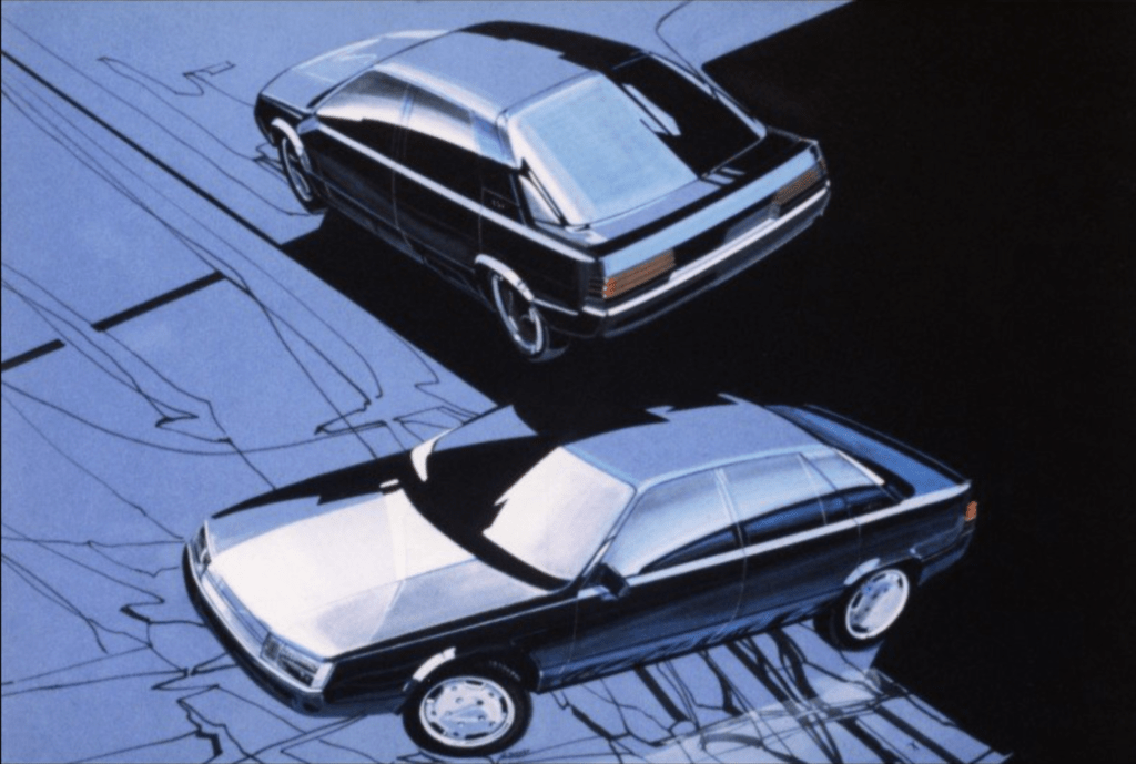 Renault 25 esquisse