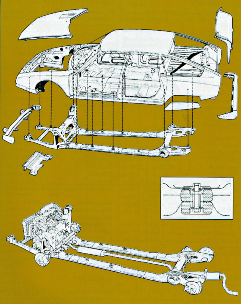 Fauc chassis Citroen CX