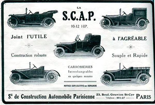 Carrosseries interchangeables SCAP